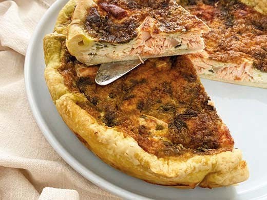 Tarte saumon à l'oseille