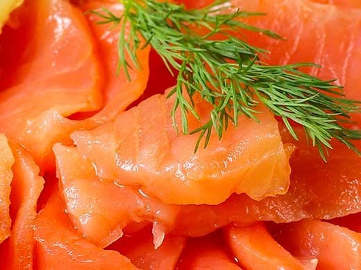 Gravlax de saumon