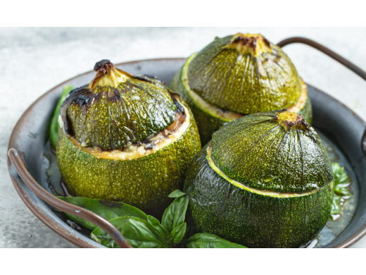 Farcis Provençaux, croûte d’herbes au parmesan