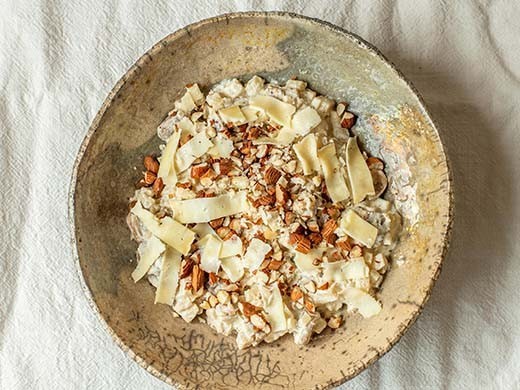 Risotto de céleri rave au beaufort