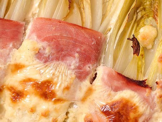 Endives au jambon