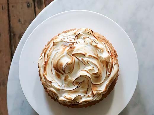 Tarte au citron et meringue italienne