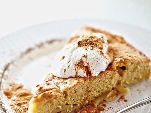 cake pommes amandes et chantilly allégée