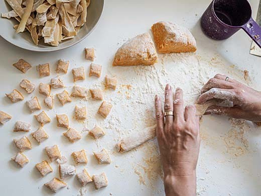 Gnocchis de patates douces