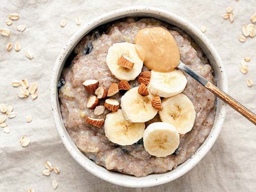 Bowl cake, porridge vegan