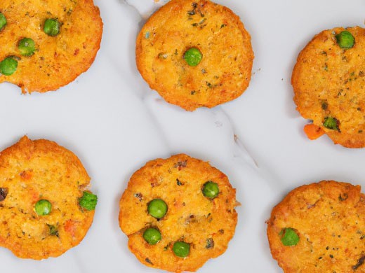 PETIT CHEF - Cookies moelleux carottes et petits pois