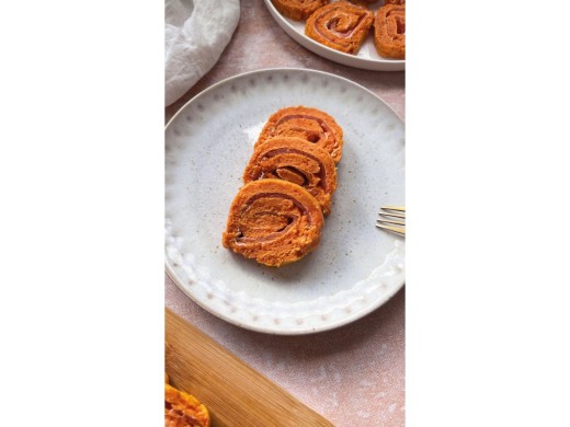 Roulé de patate douce au saumon