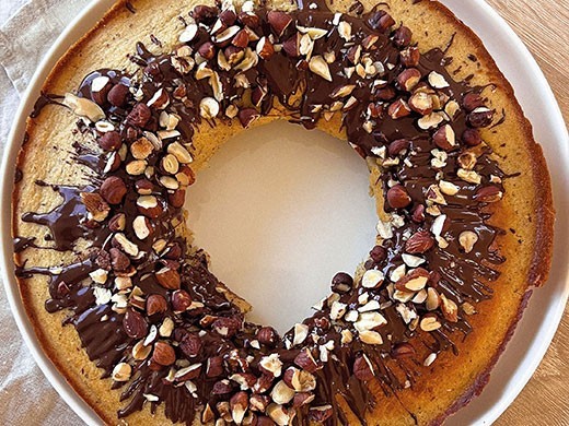 Gâteau léger aux noisettes