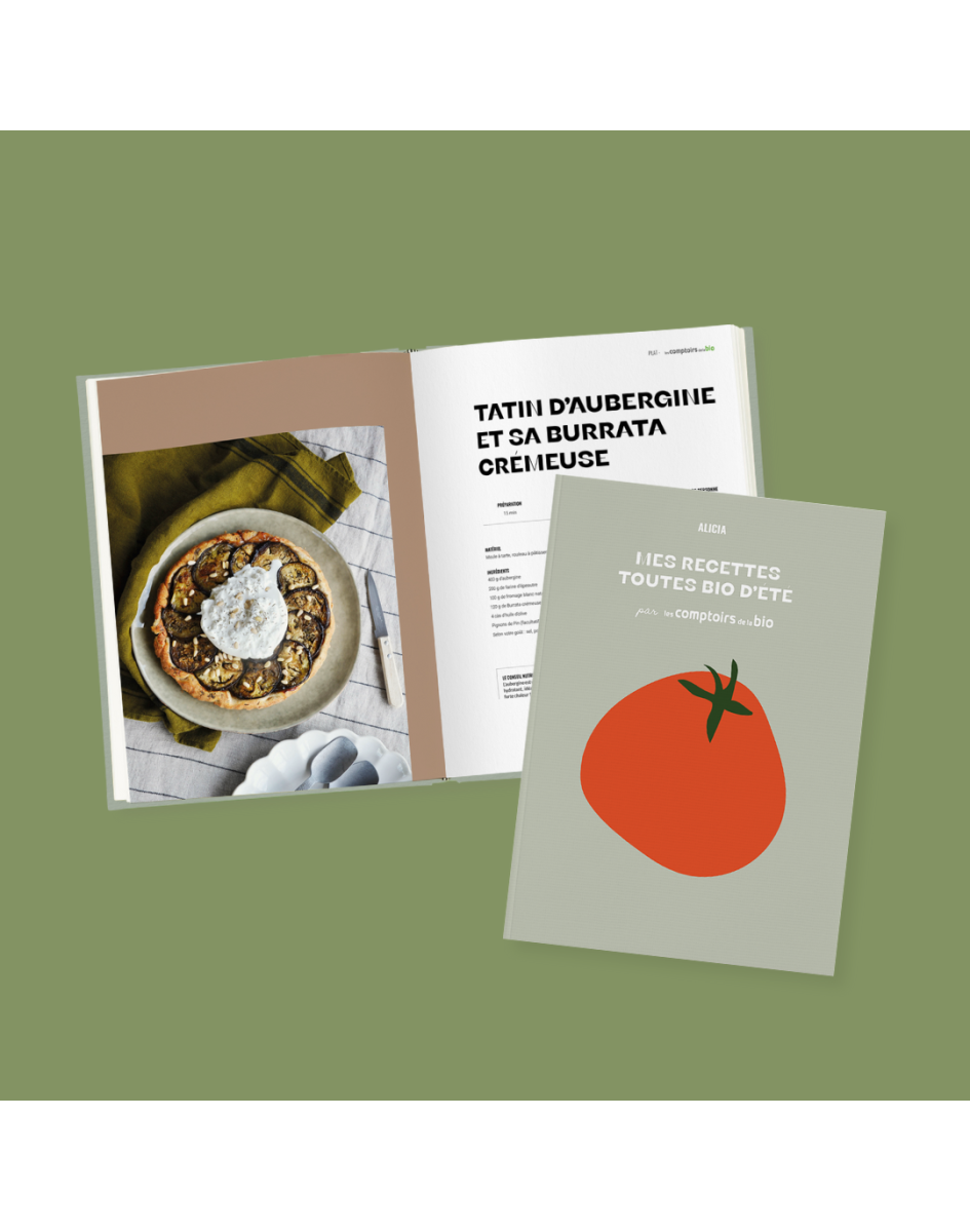 Mes recettes bio d'été, par les Comptoirs de la Bio