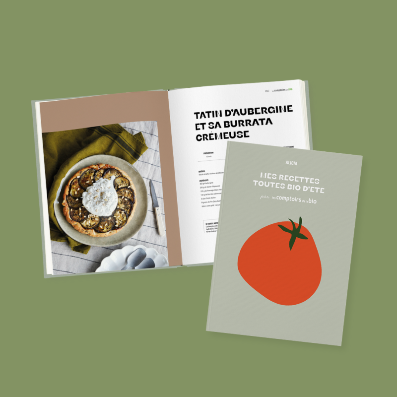 Mes recettes bio d'été, par les Comptoirs de la Bio