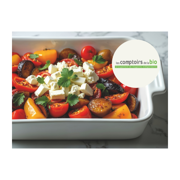 "One pot" feta et légumes rôtis