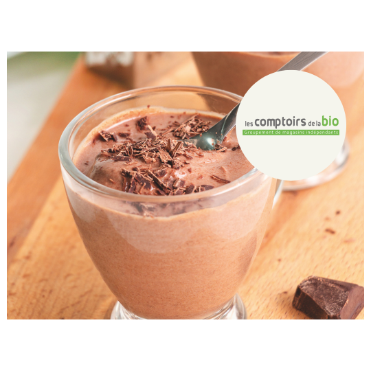Mousse au chocolat végane à l'avocat
