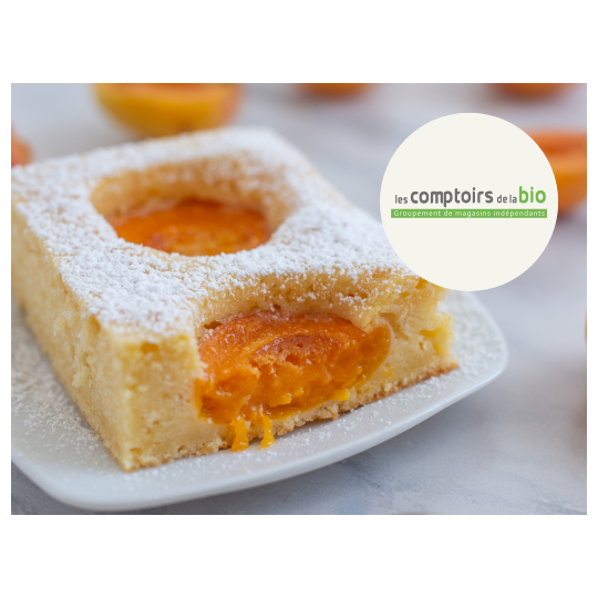 Clafoutis pêches-amandes