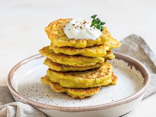 PETIT CHEF - Röstis de courgettes, sauce au yaourt