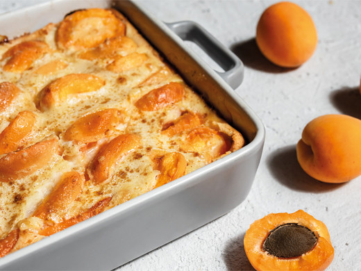 Clafoutis gourmand aux abricots