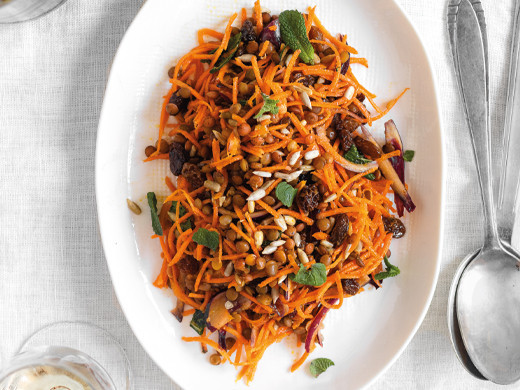 Salade de lentilles à la marocaine