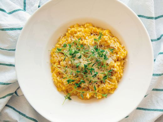 Risotto de potiron au poulet