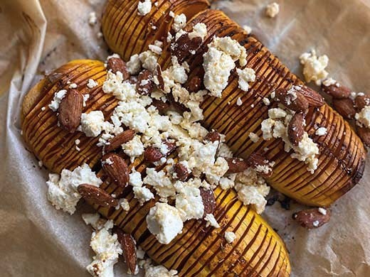 Butternut rôtie façon Hasselback