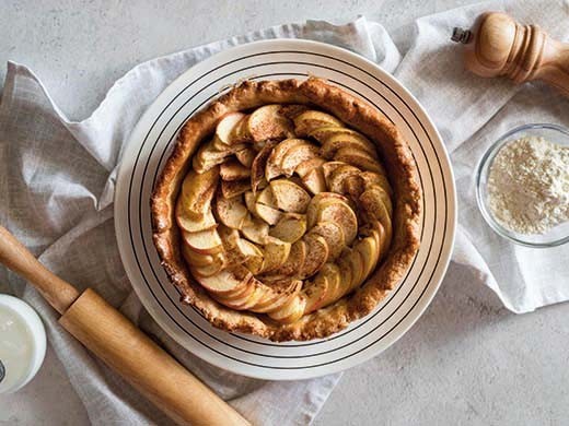 Tarte rustique aux pommes