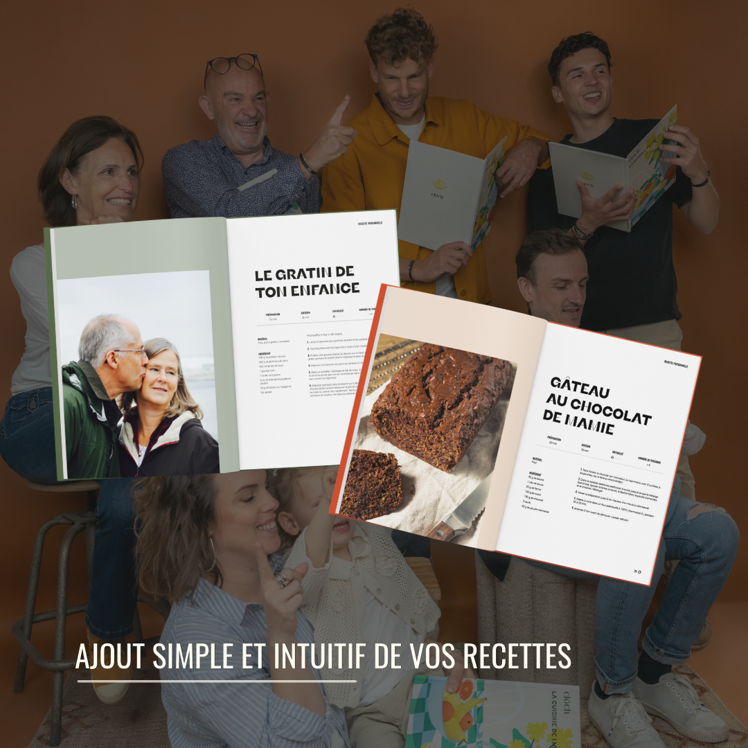 Ajout simple et intuitif de vos recettes
