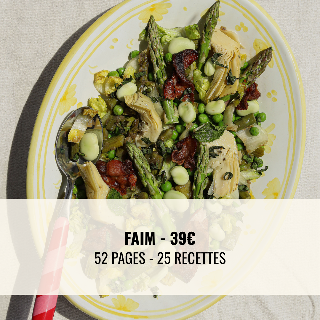 Faim - 39&euro; - 52 pages - 25 recettes