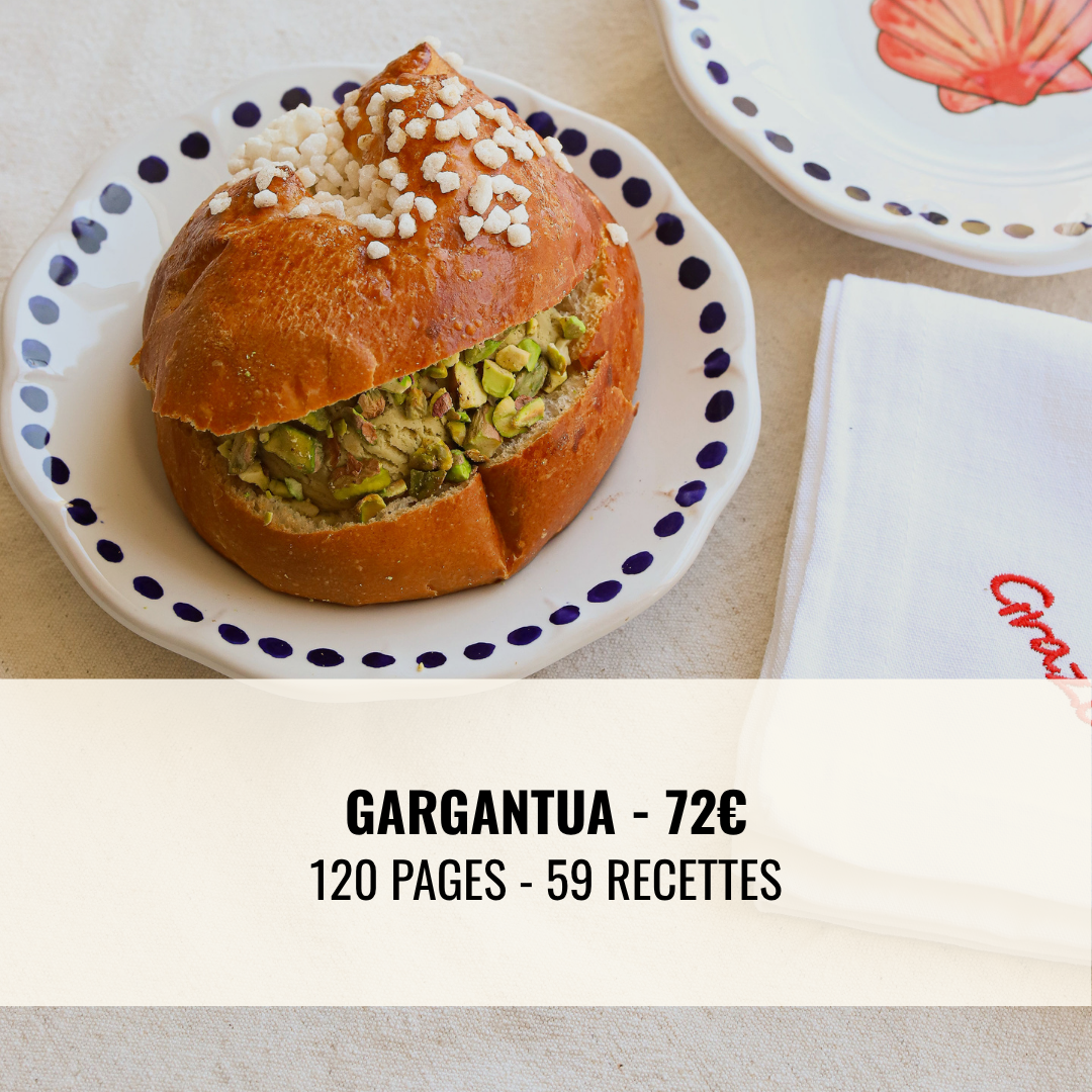 Gargantua - 72&euro; - 120 pages - 59 recettes