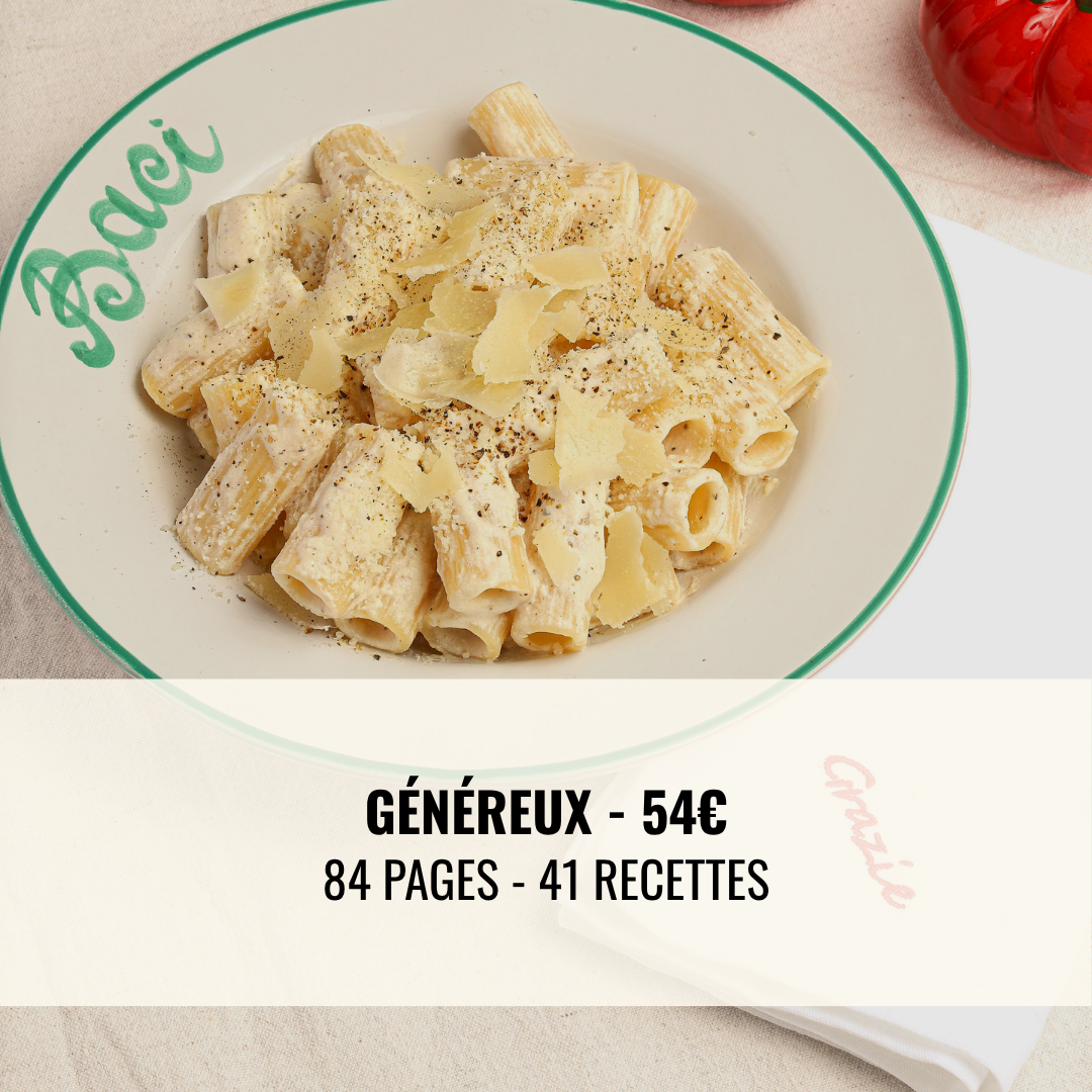 G&eacute;n&eacute;reux - 54&euro; - 84 pages - 41 recettes