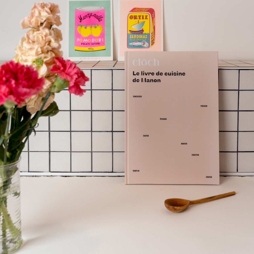 Livre de recettes ouvert